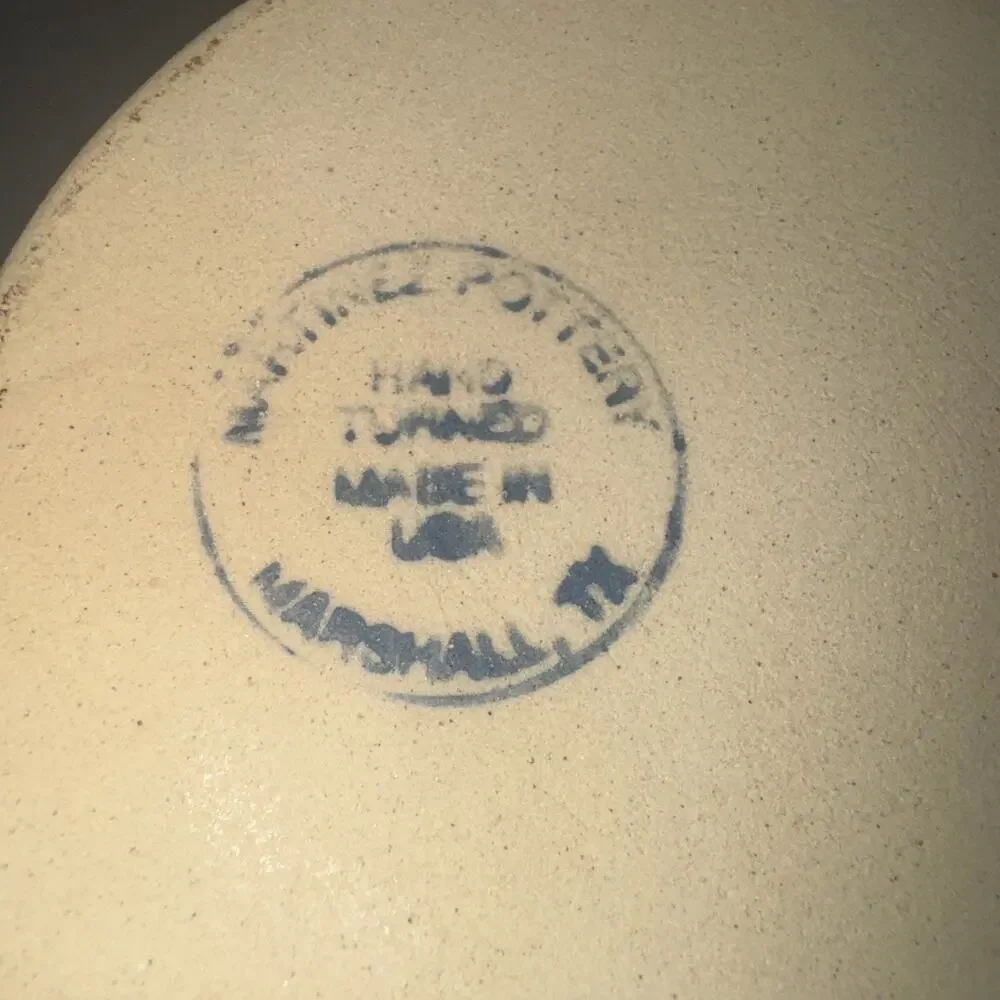 Martinez Pottery Hand Turned‎ Stoneware Barbecue BBQ Crock BBQ Mop Pot